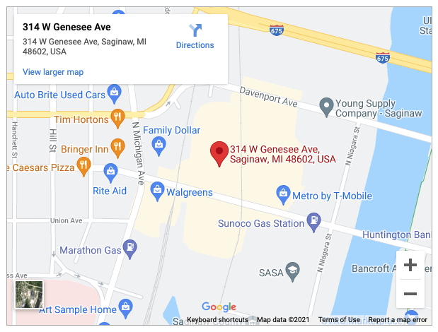 Scientific location map image