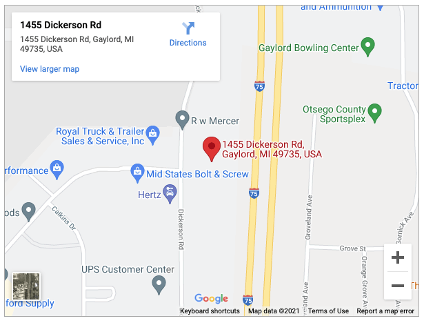Scientific location map image