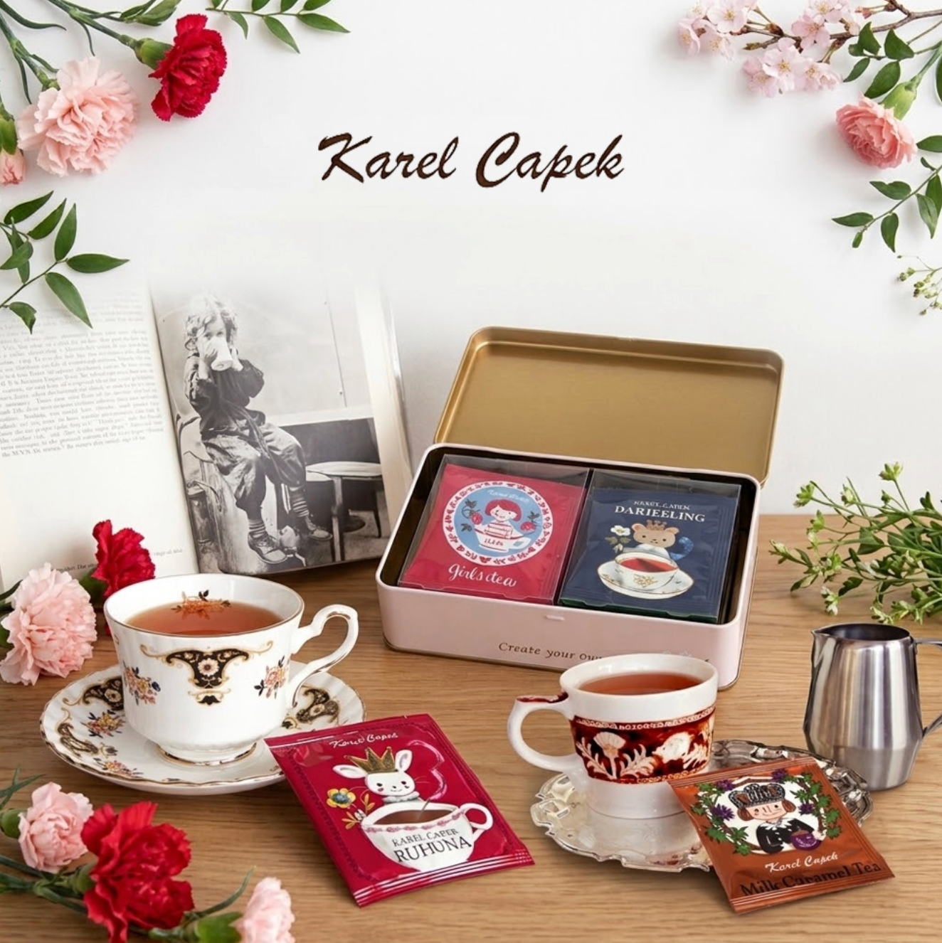 【日本Karel Capek】10 Tea Lover 茶包禮盒鐵罐