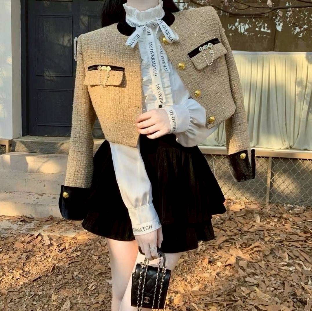富家千金小香風 名媛氣質外套 女裝