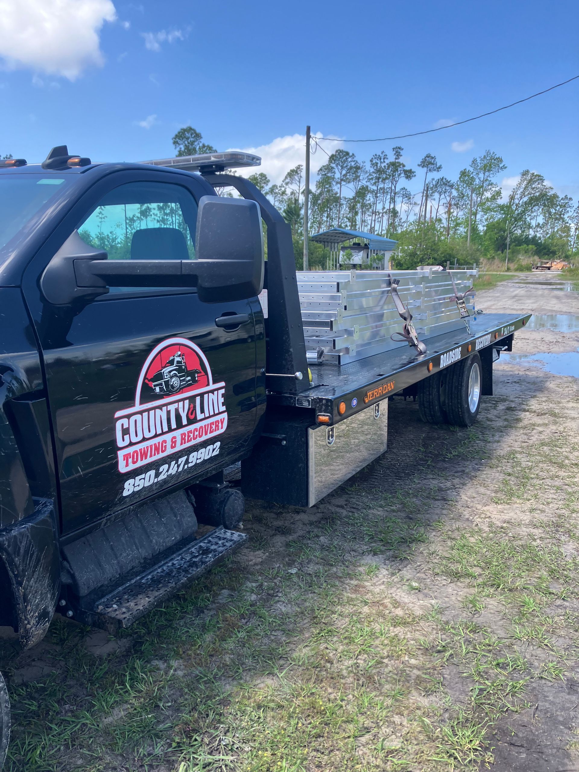 Black truck with 