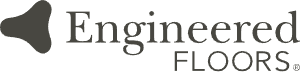 Engineered Floors logo in black and gray text with a stylized dark icon on white background