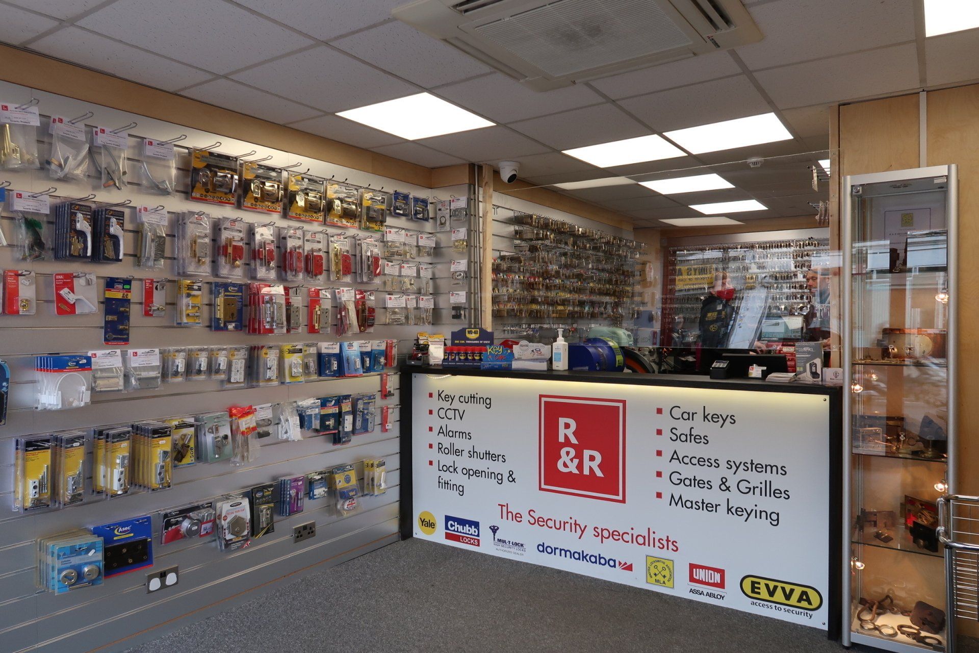 R&R Security Locksmiths shopfront on South Ealing Road, Ealing, London