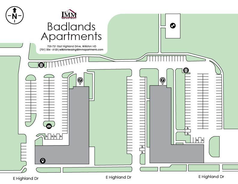 Badlands Apartments at IMM Apartments in Williston North Dakota