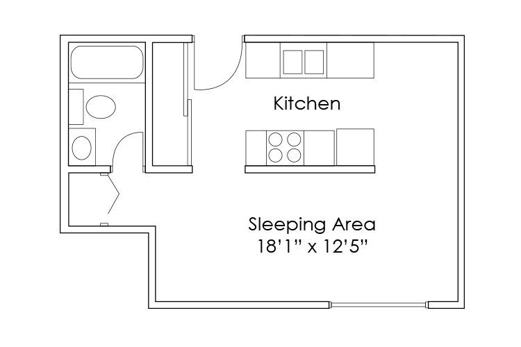 Brooklyn Heights Apartments Studio 1 Bath Minot North Dakota Apartments