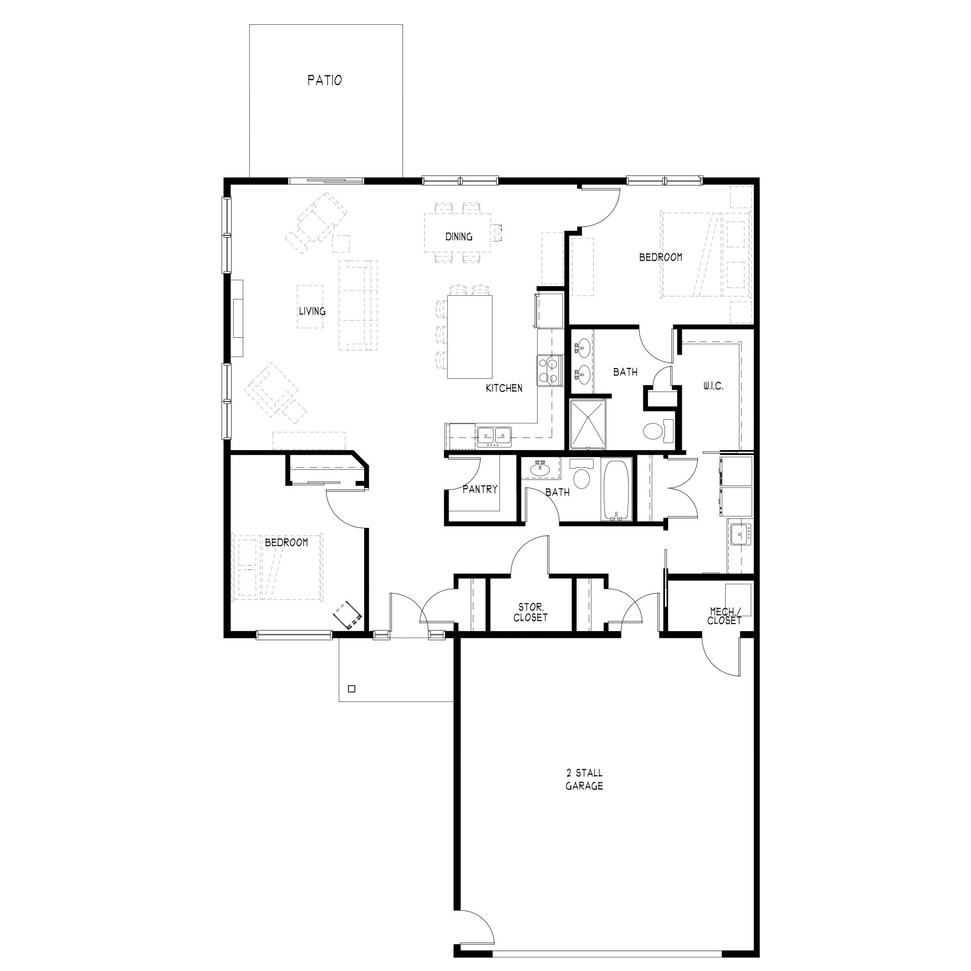 Coulee Ridge Twin Homes 2 Bed 2 Bath Bismarck North Dakota Homes