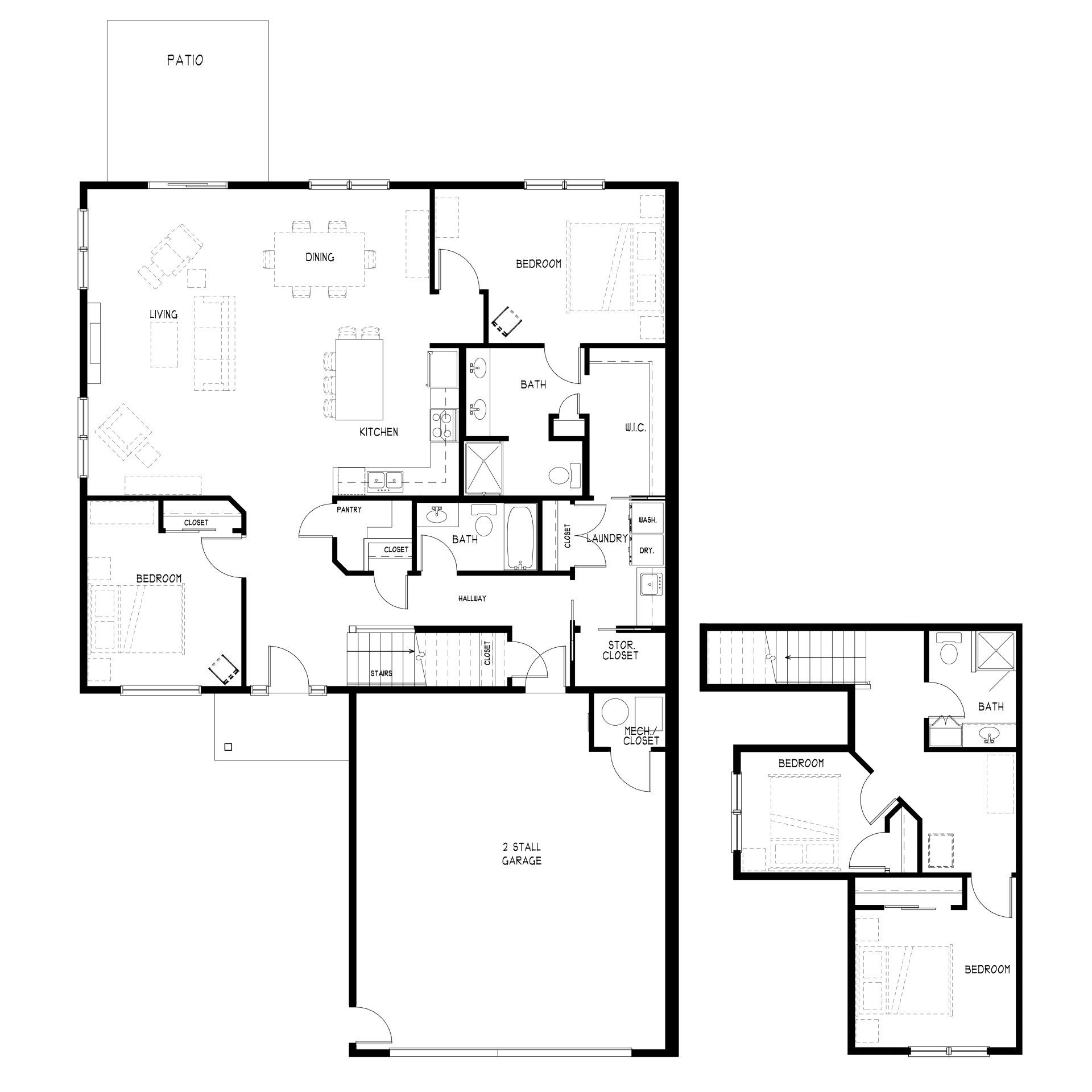 Coulee Ridge Twin Homes 4 Bed 3 Bath Bismarck North Dakota Homes
