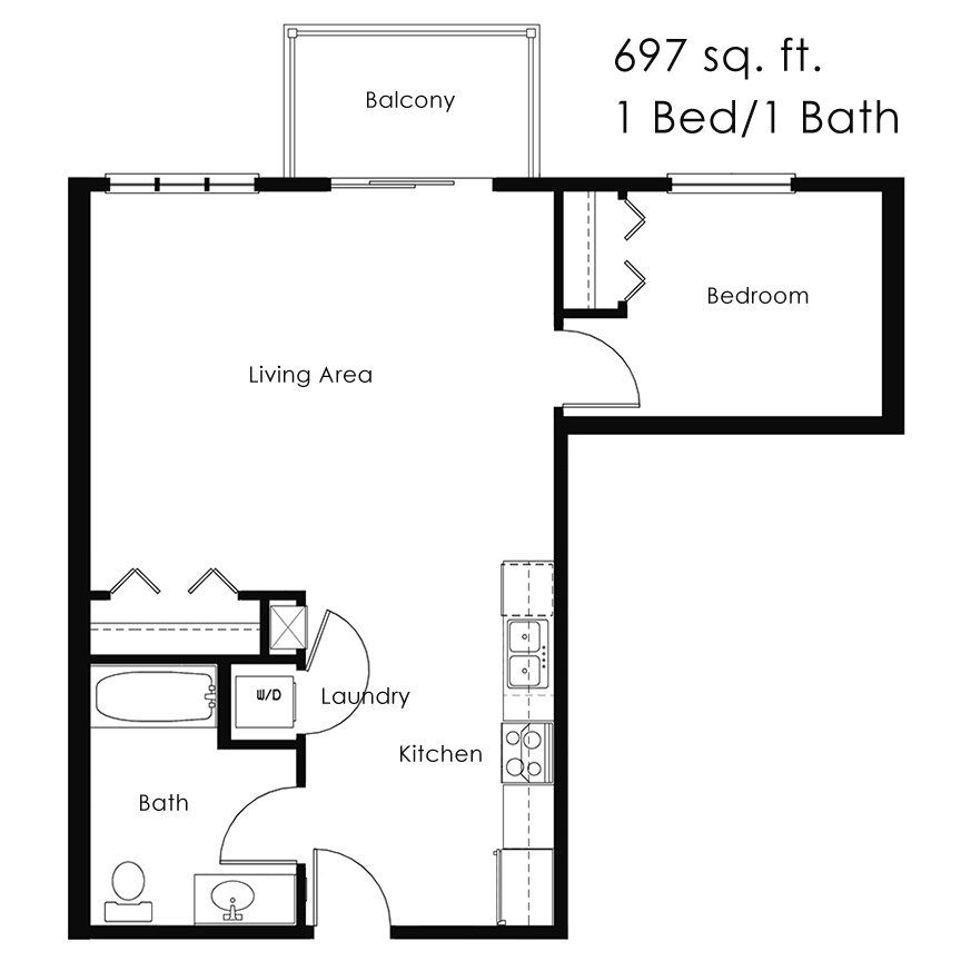 Coulee Ridge Apartments 1 Bed 1 Bath Bismarck North Dakota Apartments