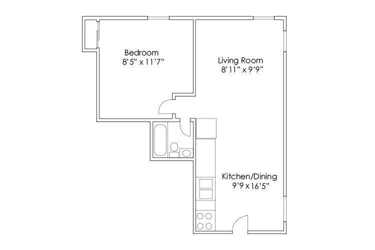 Fairmont Apartments 1 Bed 1 Bath Minot North Dakota Apartments