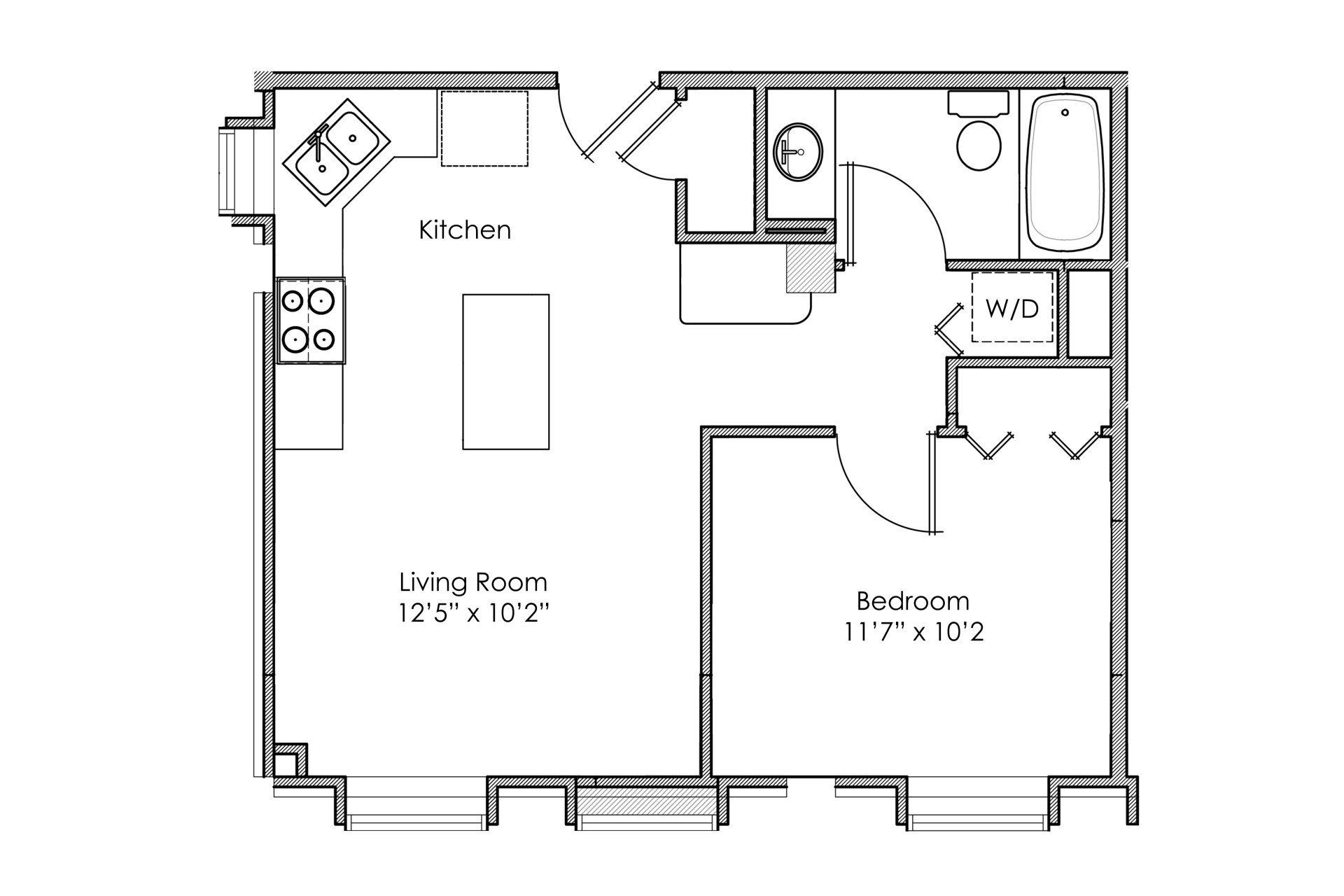 First Avenue Apartments 1 Bed 1 Bath Minot North Dakota Apartments