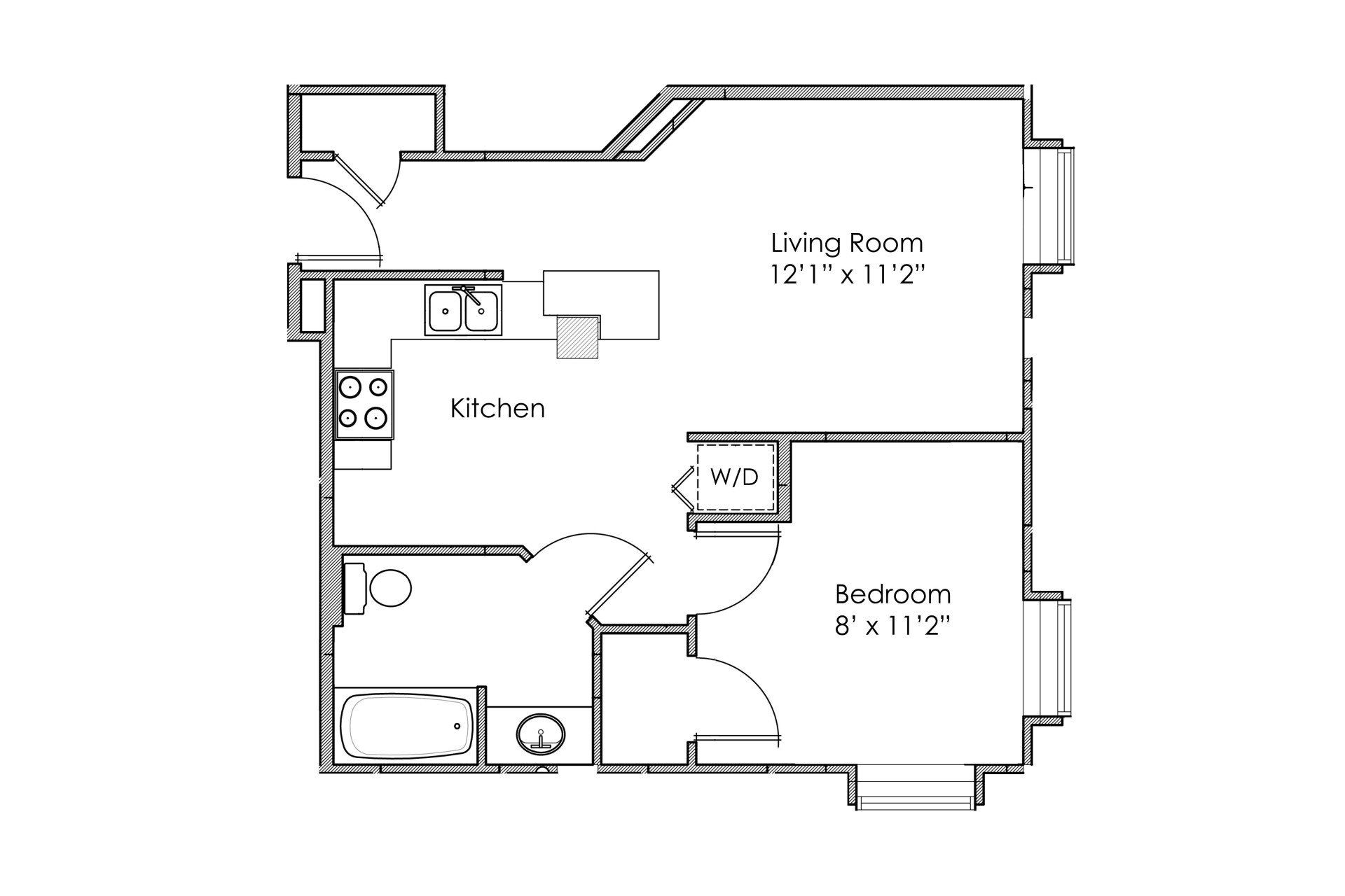 First Avenue Apartments 1 Bed 1 Bath Minot North Dakota Apartments