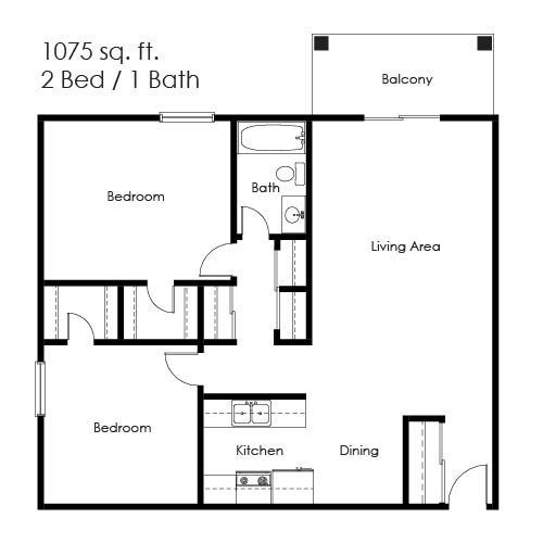 The Gallery Apartments 2 Bed 1 Bath Grand Forks North Dakota Apartments