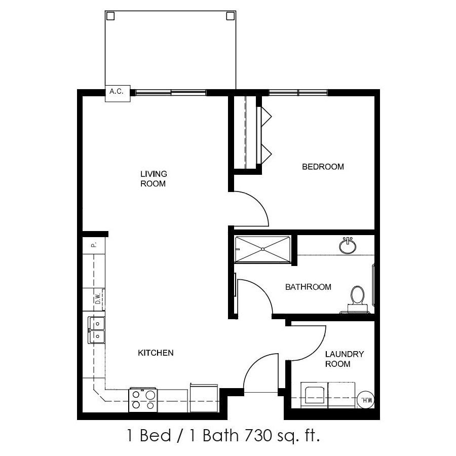Gateway Apartments 1 Bed 1 Bath Minot North Dakota Apartments