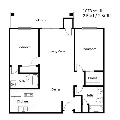 Kensington Place Apartments 2 Bed 2 Bath Grand Forks North Dakota Apartments