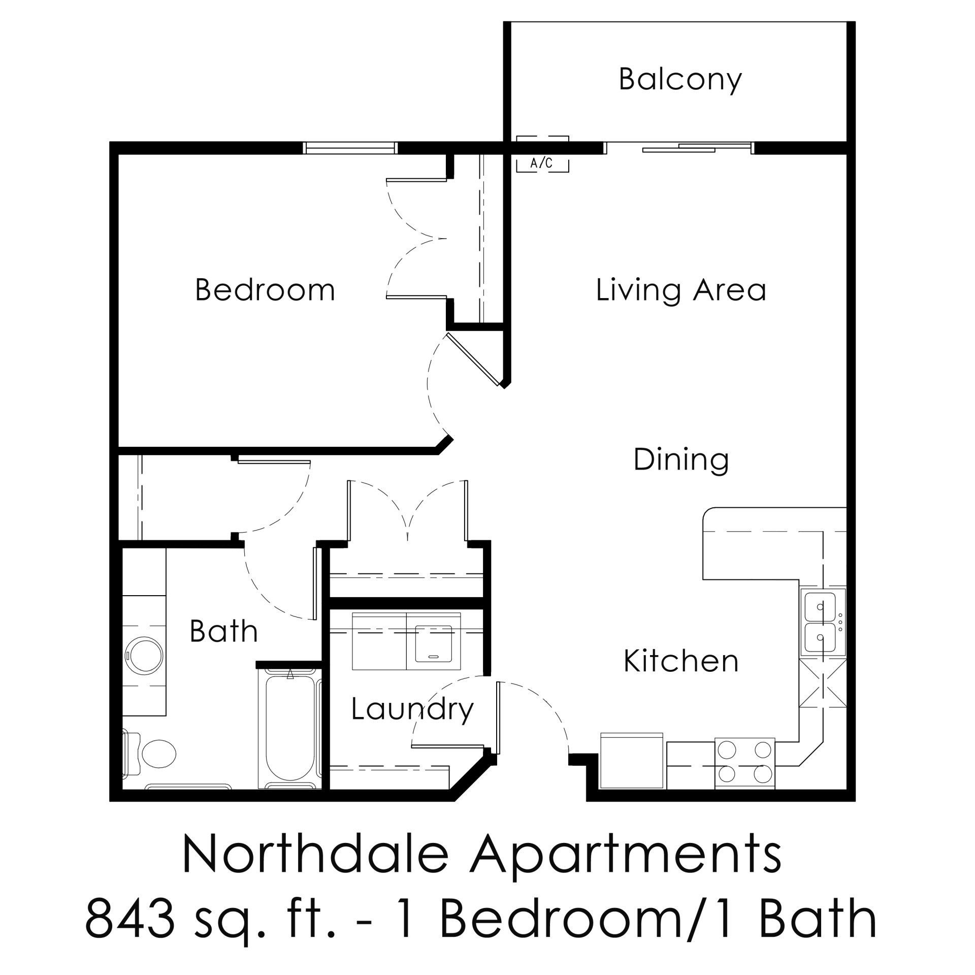 Northdale Apartments 1 Bed 1 Bath Minot North Dakota Apartments