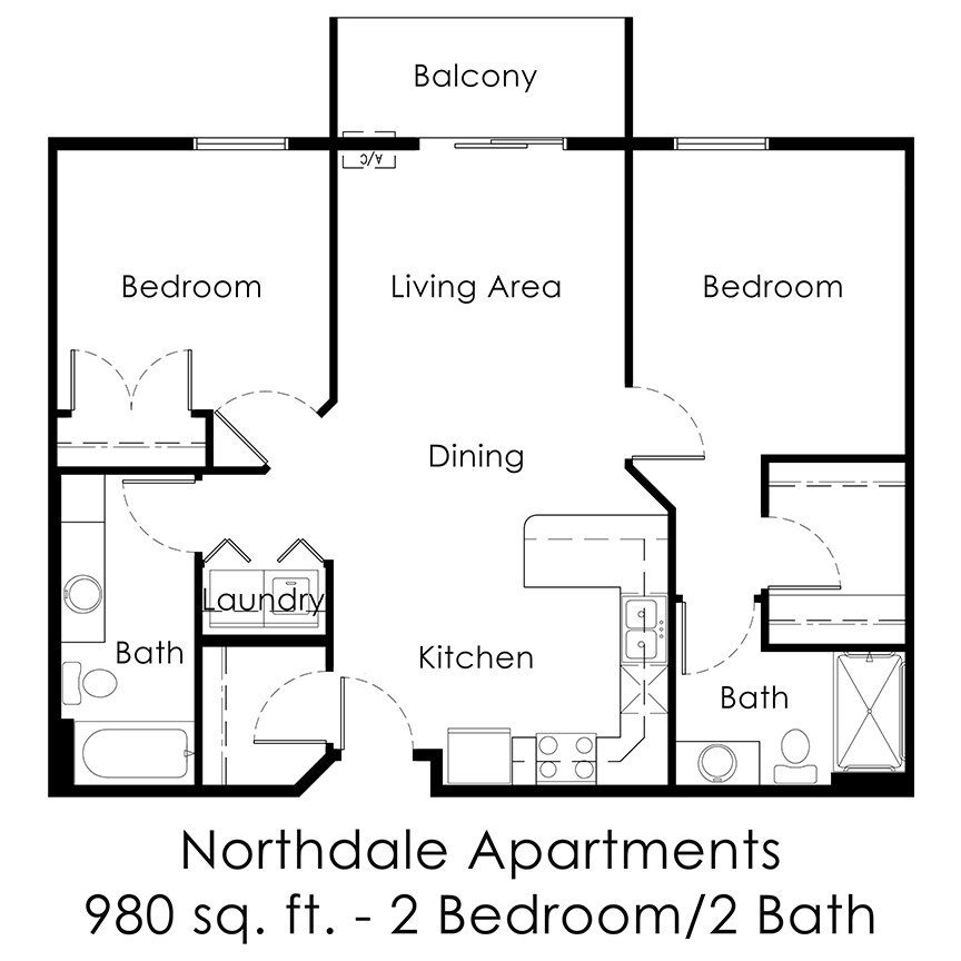 Northdale Apartments 2 Bed 2 Bath Minot North Dakota Apartments