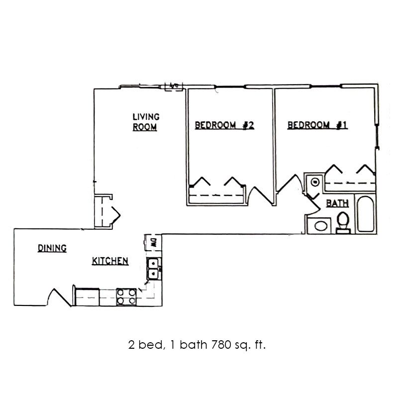 Paramount at the Bluffs 1 Bed 1 Bath Minot North Dakota Apartments