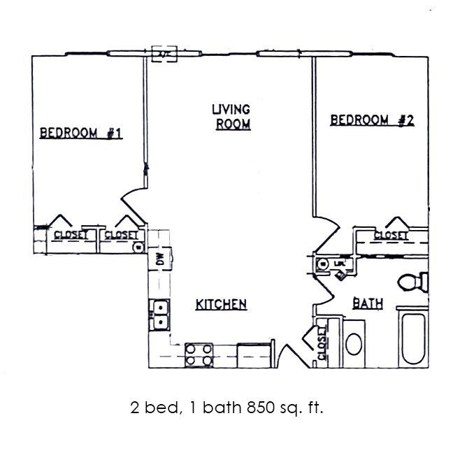Paramount at the Bluffs 2 Bed 1 Bath Minot North Dakota Apartments