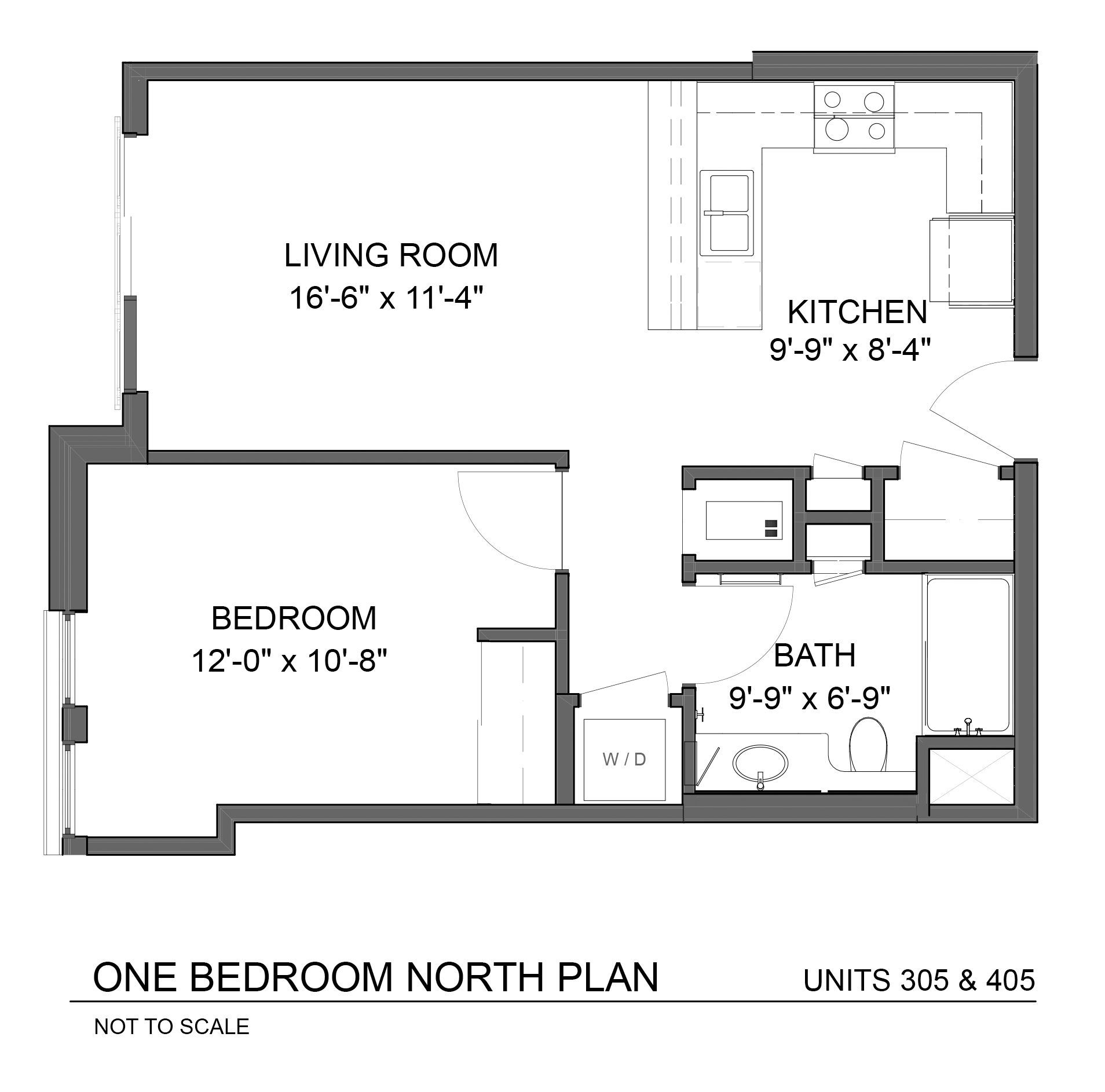 Renaissance on Main 1 Bed 1 Bath Apartment in Williston North Dakota Apartments