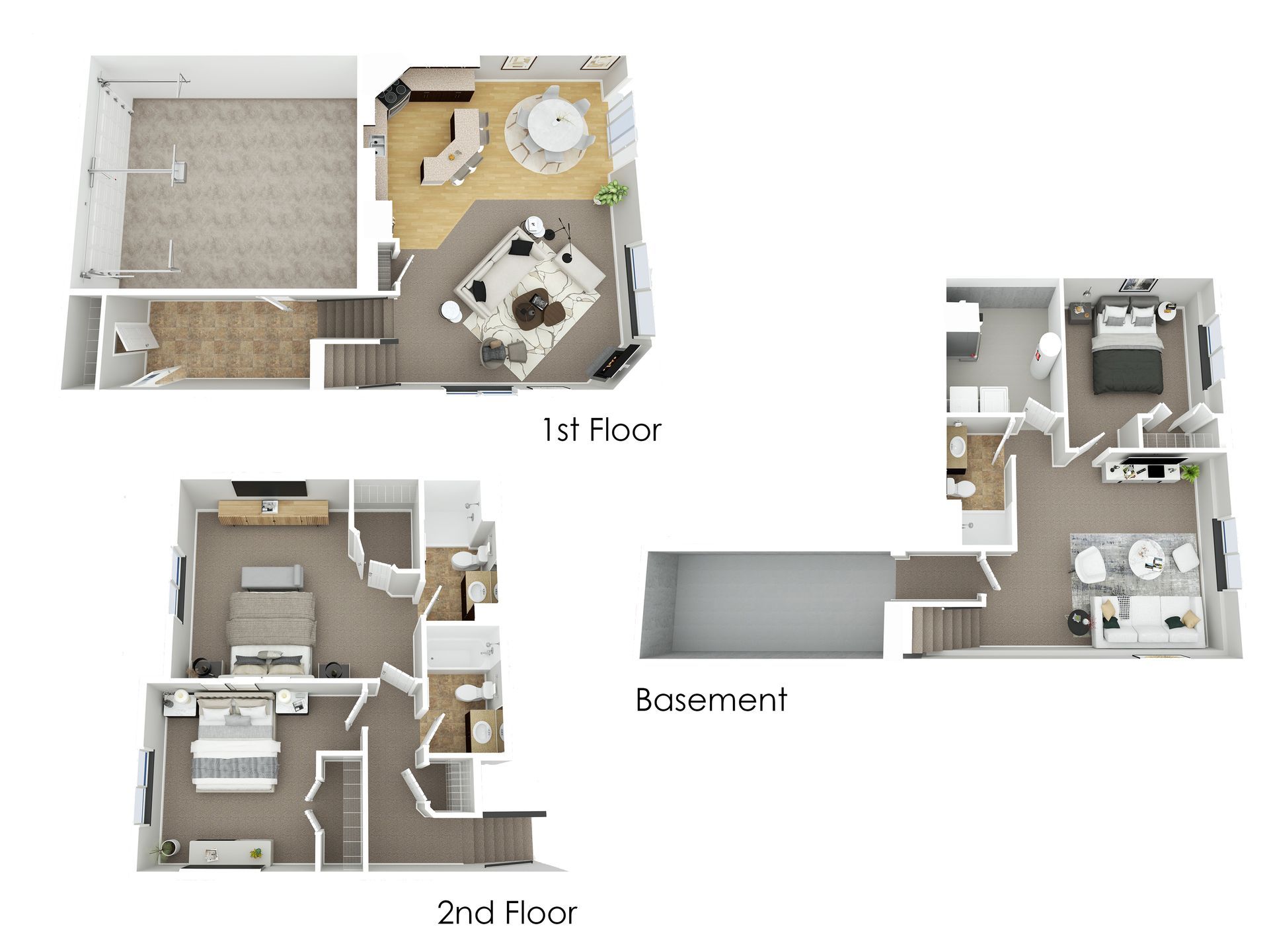 Stonebridge Townhome 3 Bed 3 Bath in Minot North Dakota