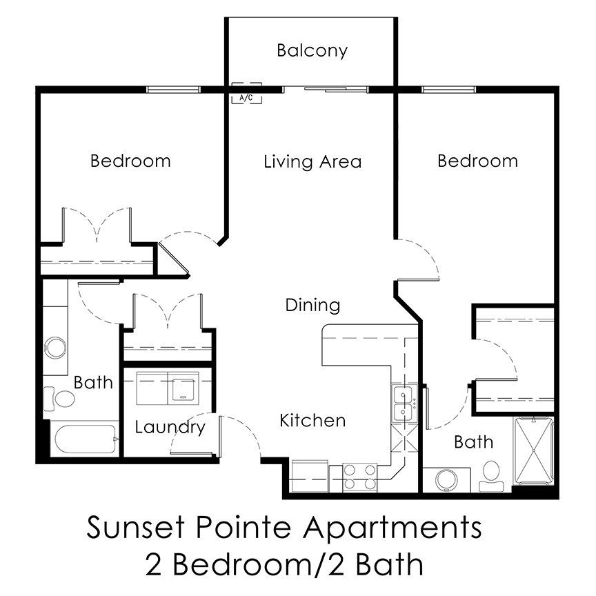 Sunset Pointe Apartments 2 Bed 2 Bath Minot North Dakota Apartments