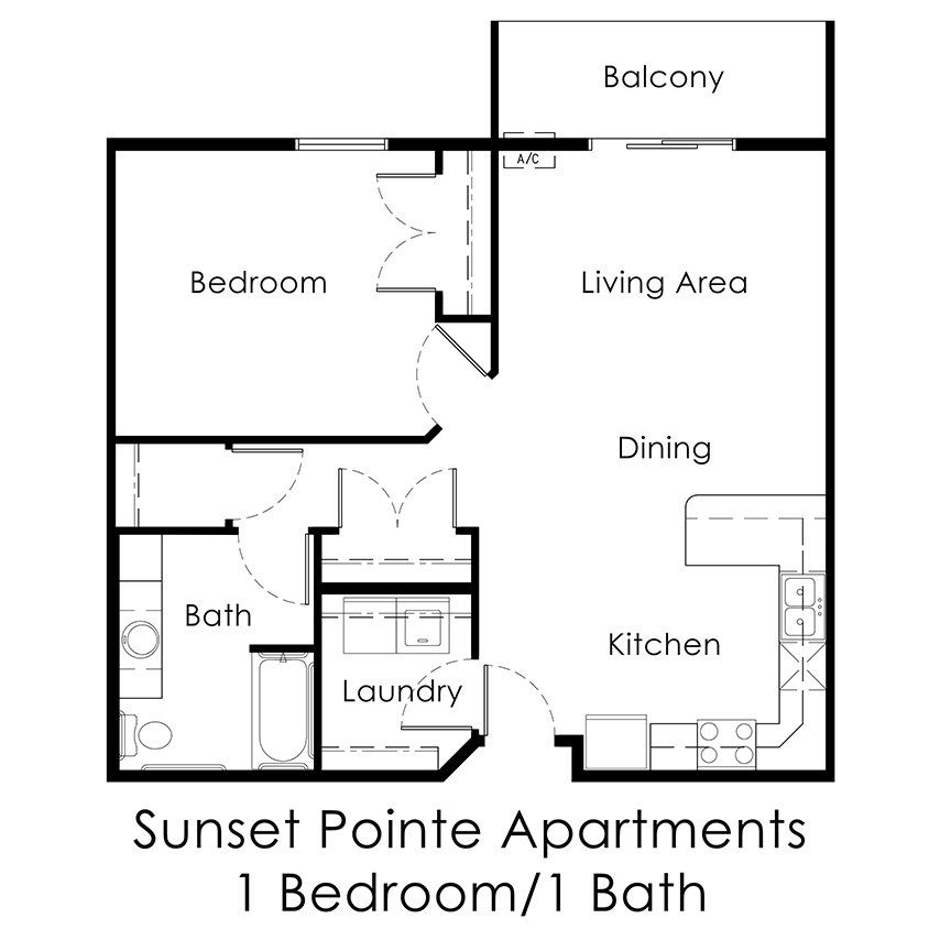 Sunset Pointe Apartments 1 Bed 1 Bath Minot North Dakota Apartments