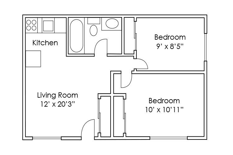IMM Terrace Heights Apartments 2 Bed 1 Bath Minot North Dakota Apartments