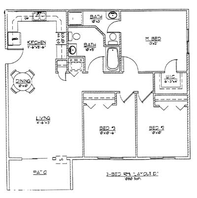 IMM Terrace Pointe Apartments 3 Bed 2 Bath Minot North Dakota Apartments