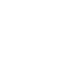 Icon of a person at a desk viewing a dashboard with a bar chart and trend graph, representing data analytics