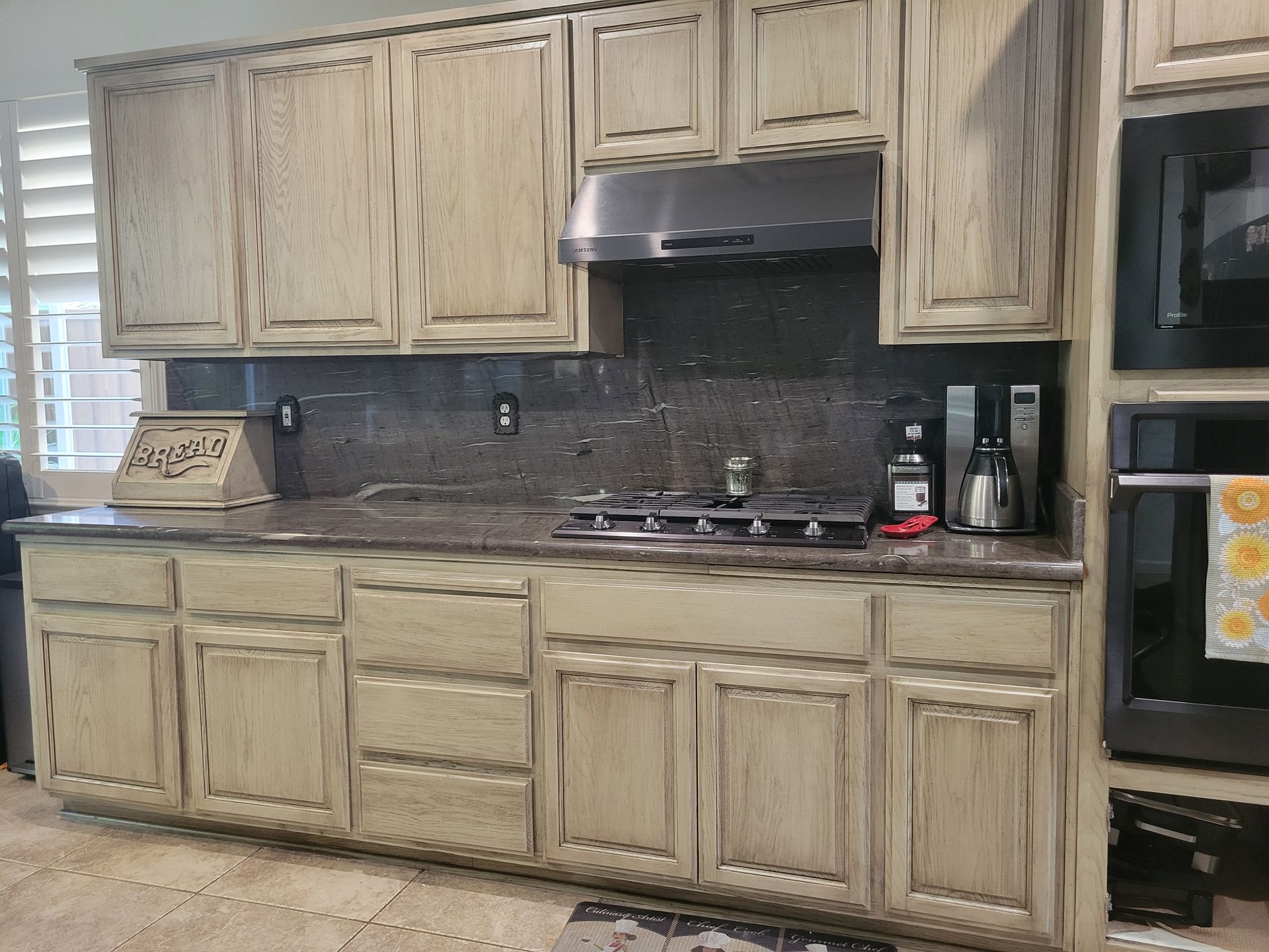 cabinet painting after photo