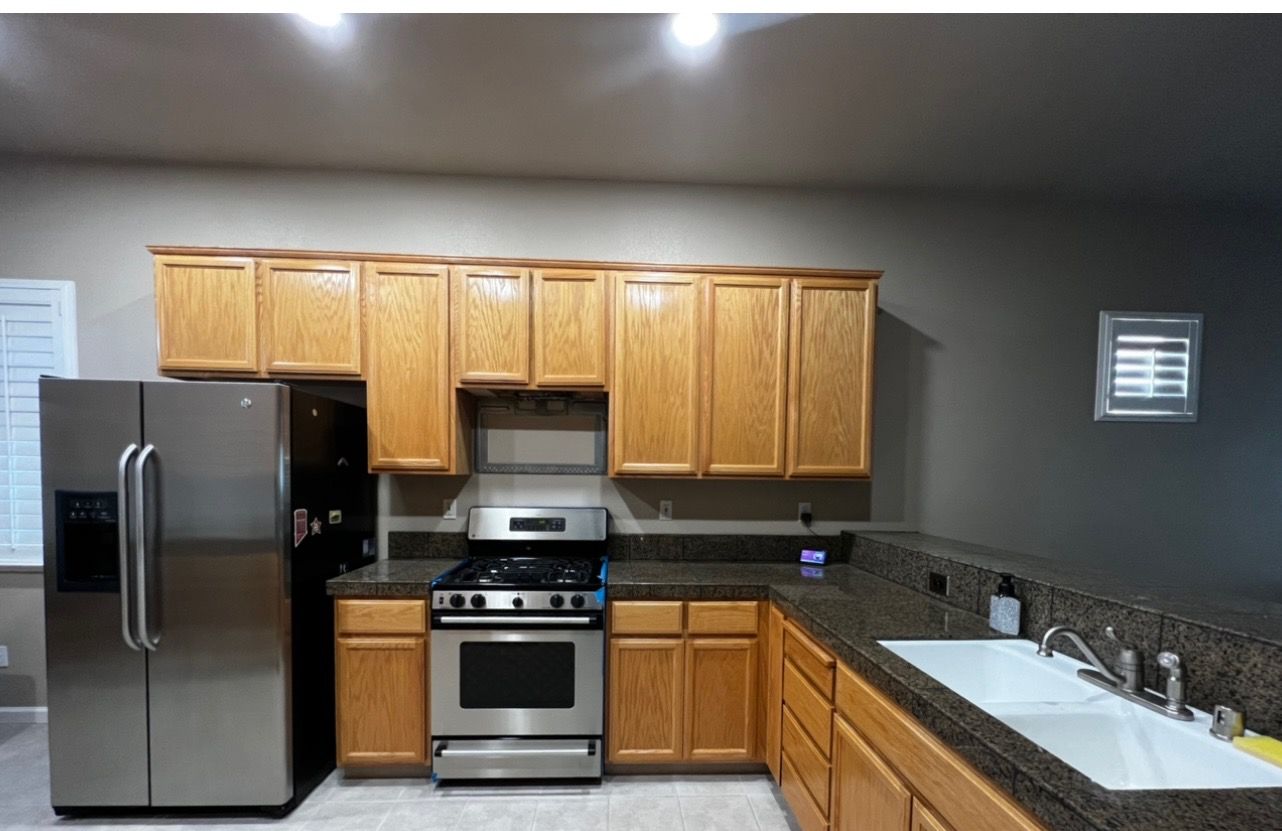 before cabinets