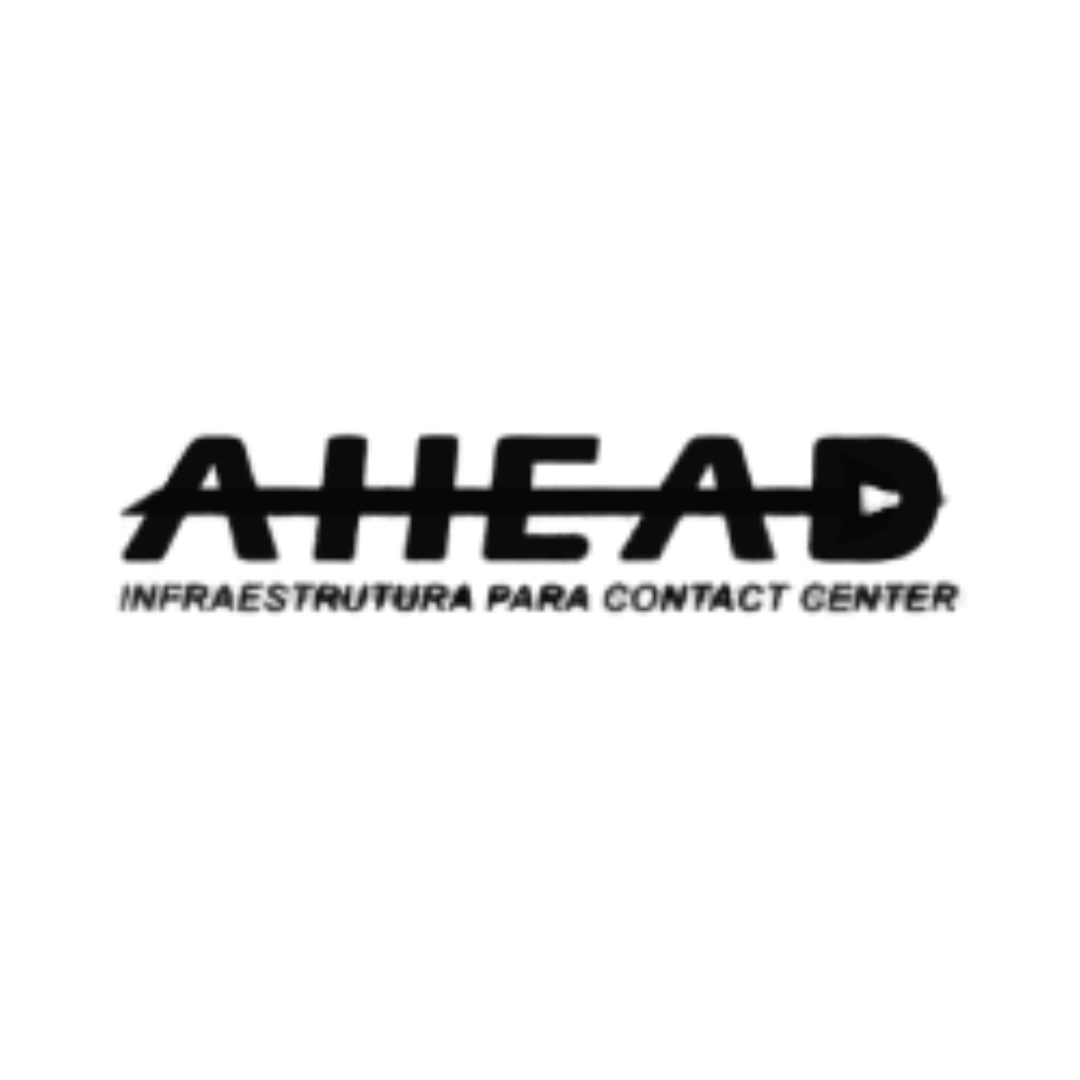Logotipo da ALTAD com o slogan “Infraestrutura para contact center” em preto sobre fundo branco.