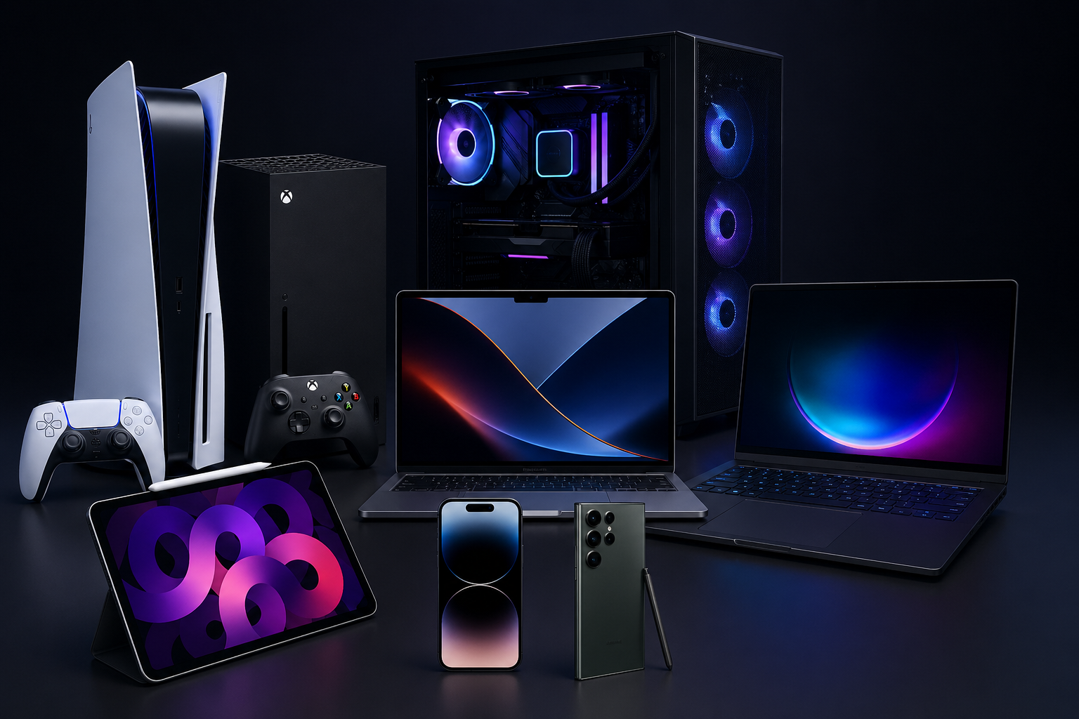 Phones, laptops, consoles and tablets available at PC Revamp York