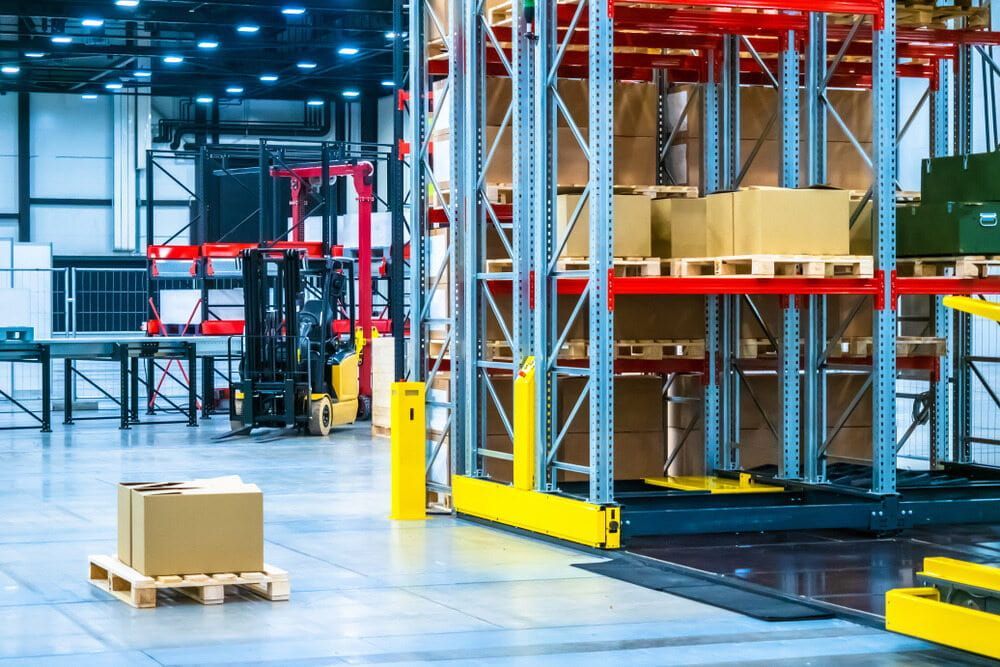 A Warehouse Filled With Lots Of Boxes And Shelves — Equiptranz In Kybong, QLD
