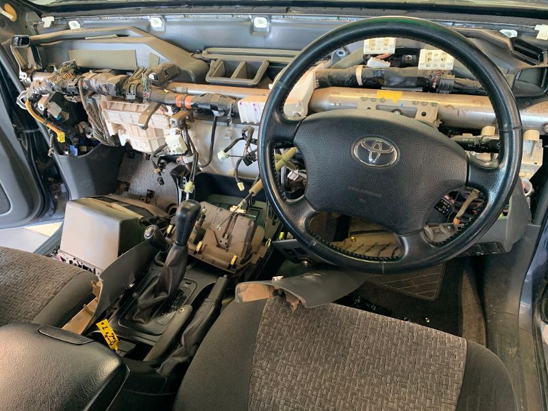 Car Interior Disassembled and Dashboard Exposed — Pelican Motors Service Centre in Caloundra West, QLD 