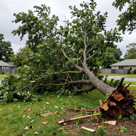 Fallen Tree After Storm
