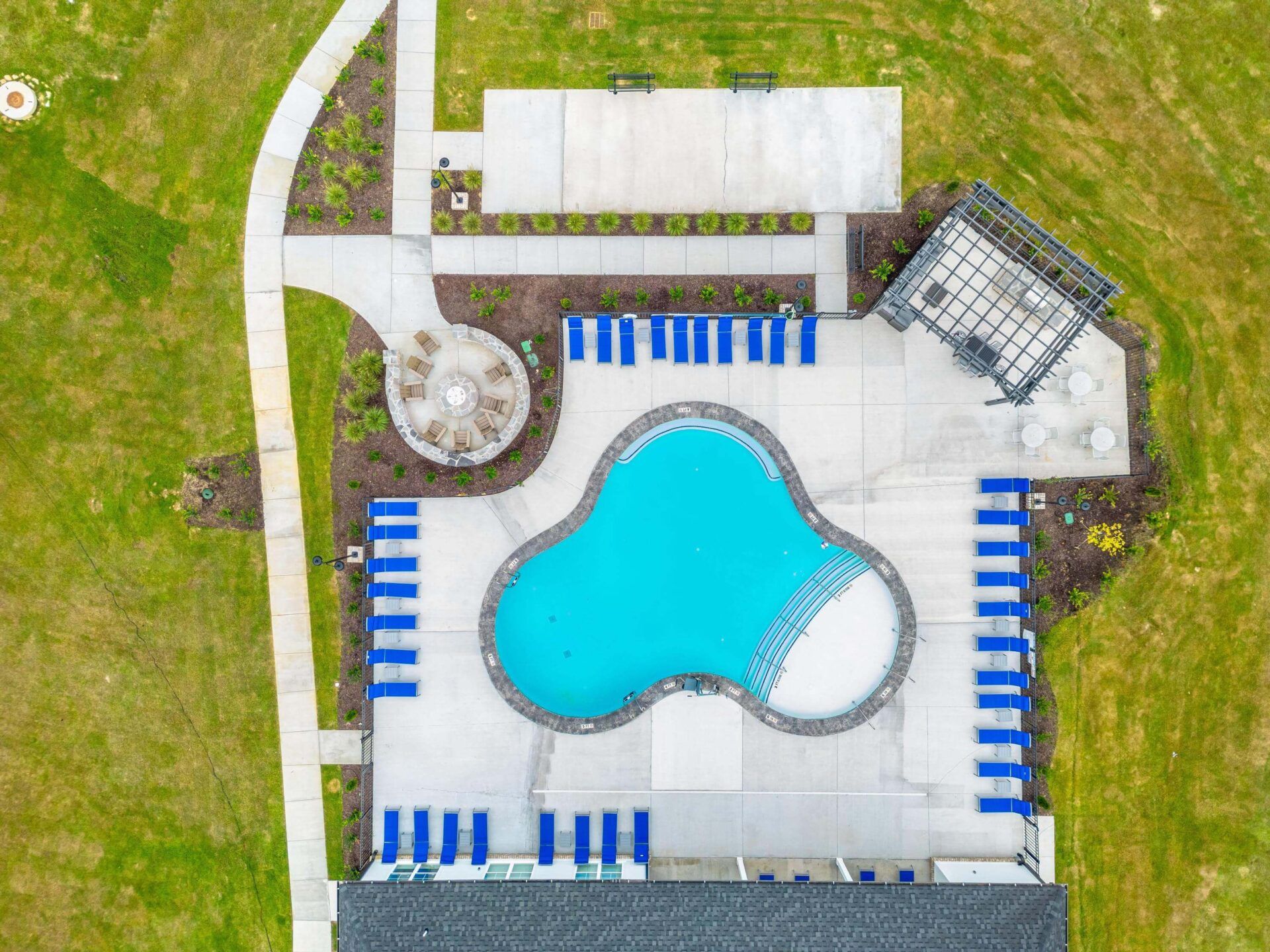 Swimming pool at Hamilton Villas in Chattanooga, TN.