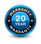 20 year warranty with all roofs