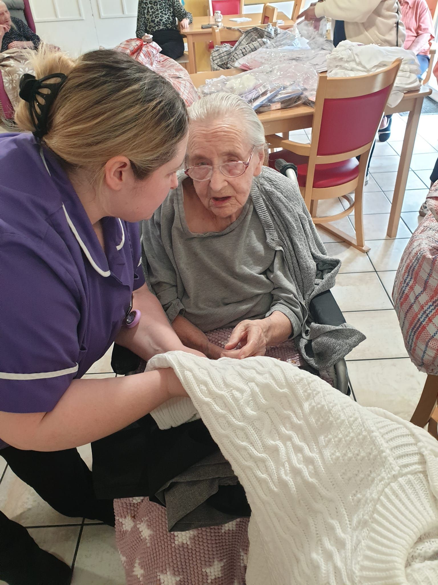 Phtographs of the Windsor Fashion Indoor Market Day at Newford Nursing Home