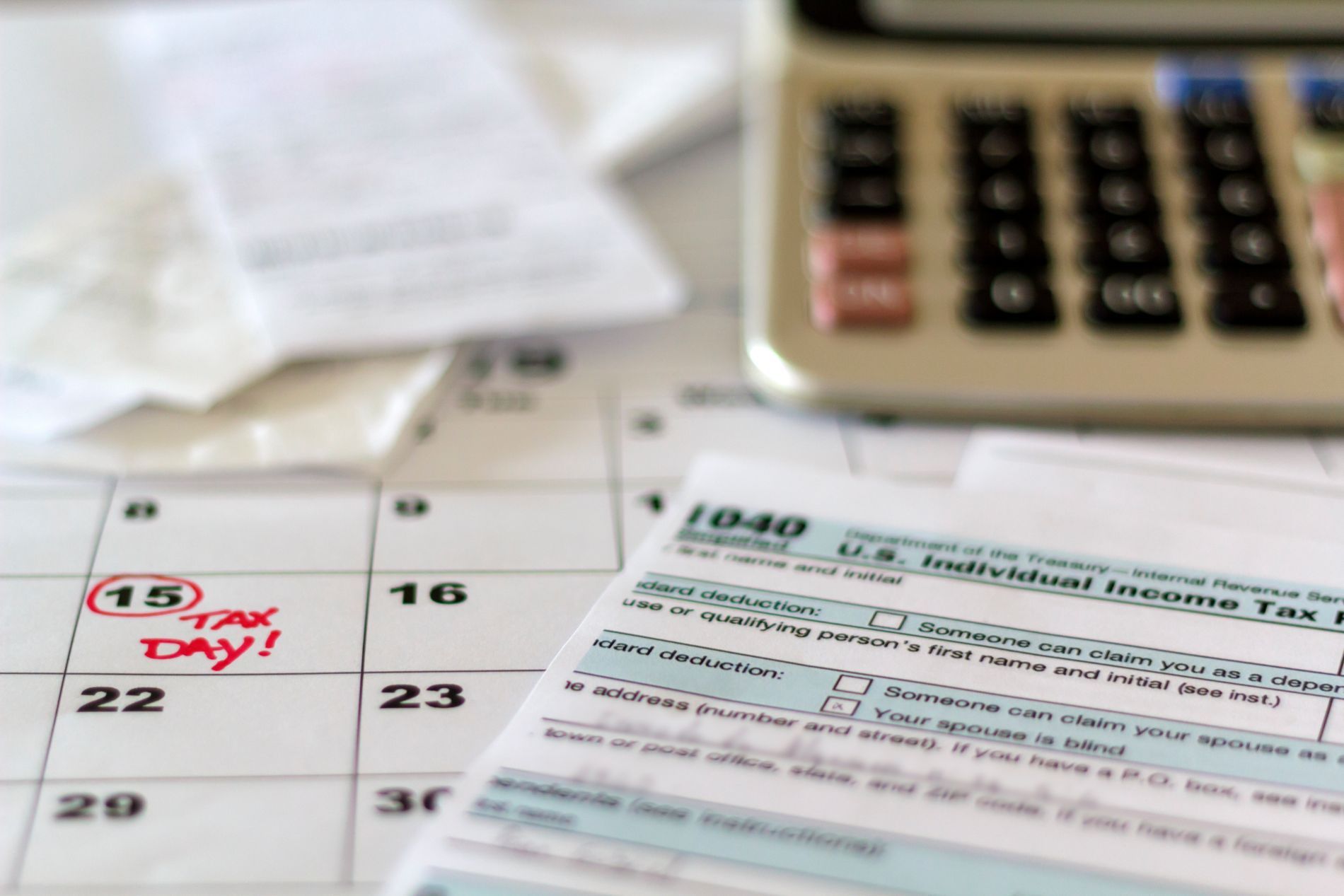 Calendario con la scritta