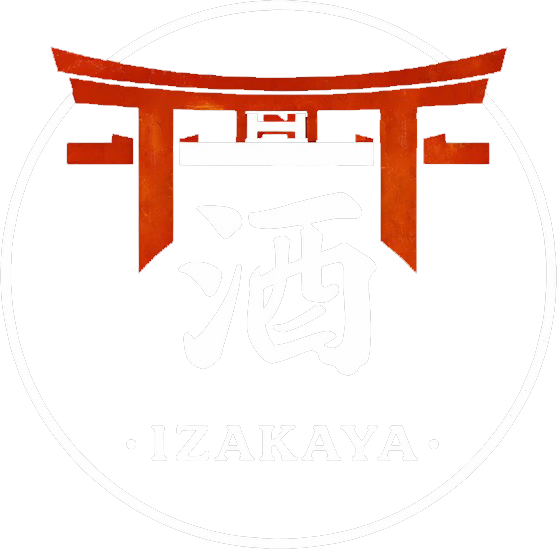 A red Japanese torii gate emblem centered above the kanji character for