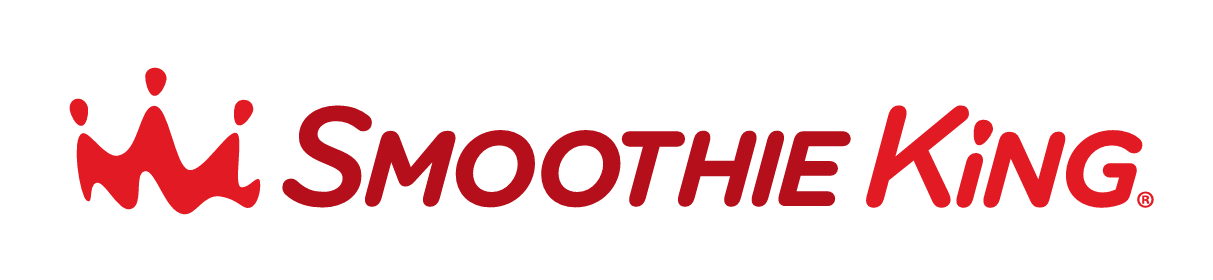 Smoothie King logo with a red crown above the words