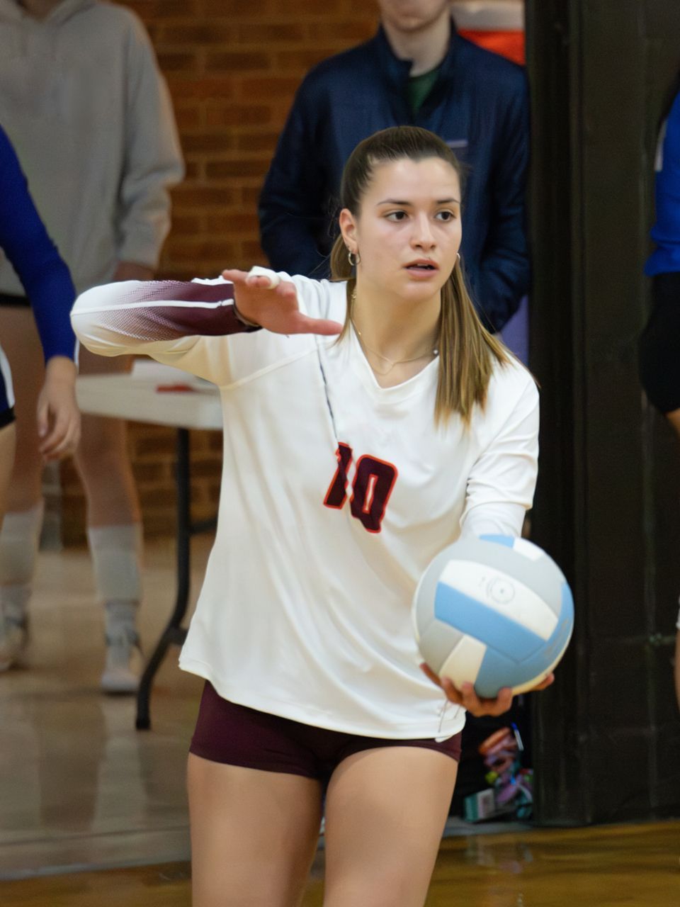 high school women's volleyball player