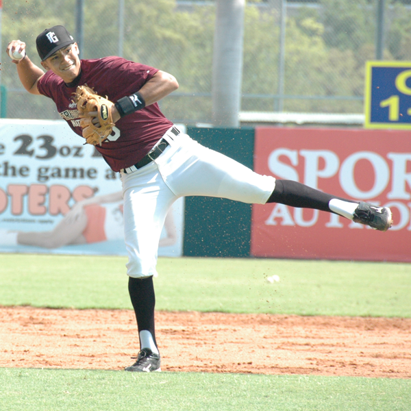 Carlos Carrea at a Perfect Game showcase