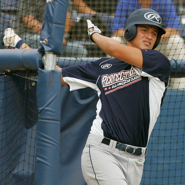 Corey Seager at a Perfect Game showcase