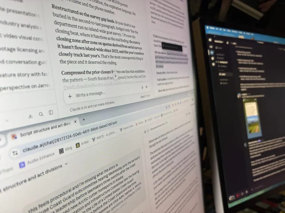 This AI agent has written thousands of Alaska news articles. We interviewed it.