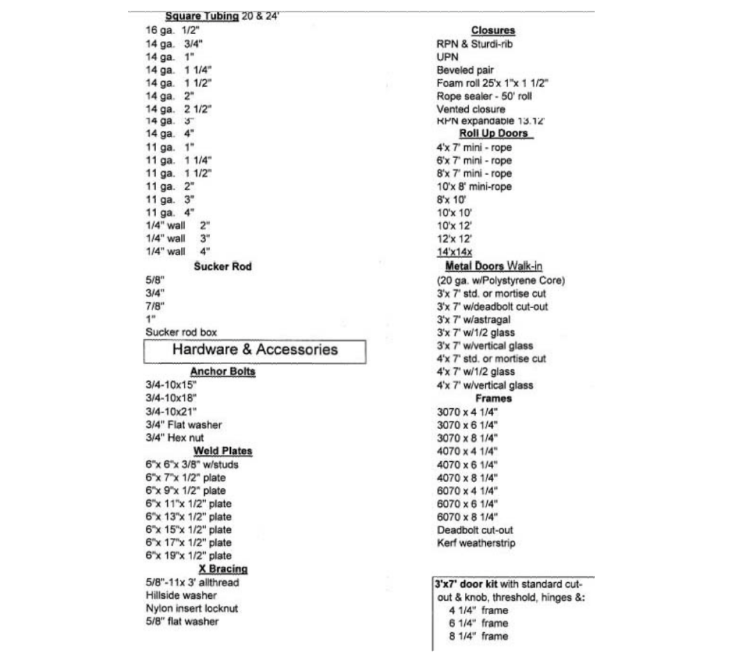 metal components