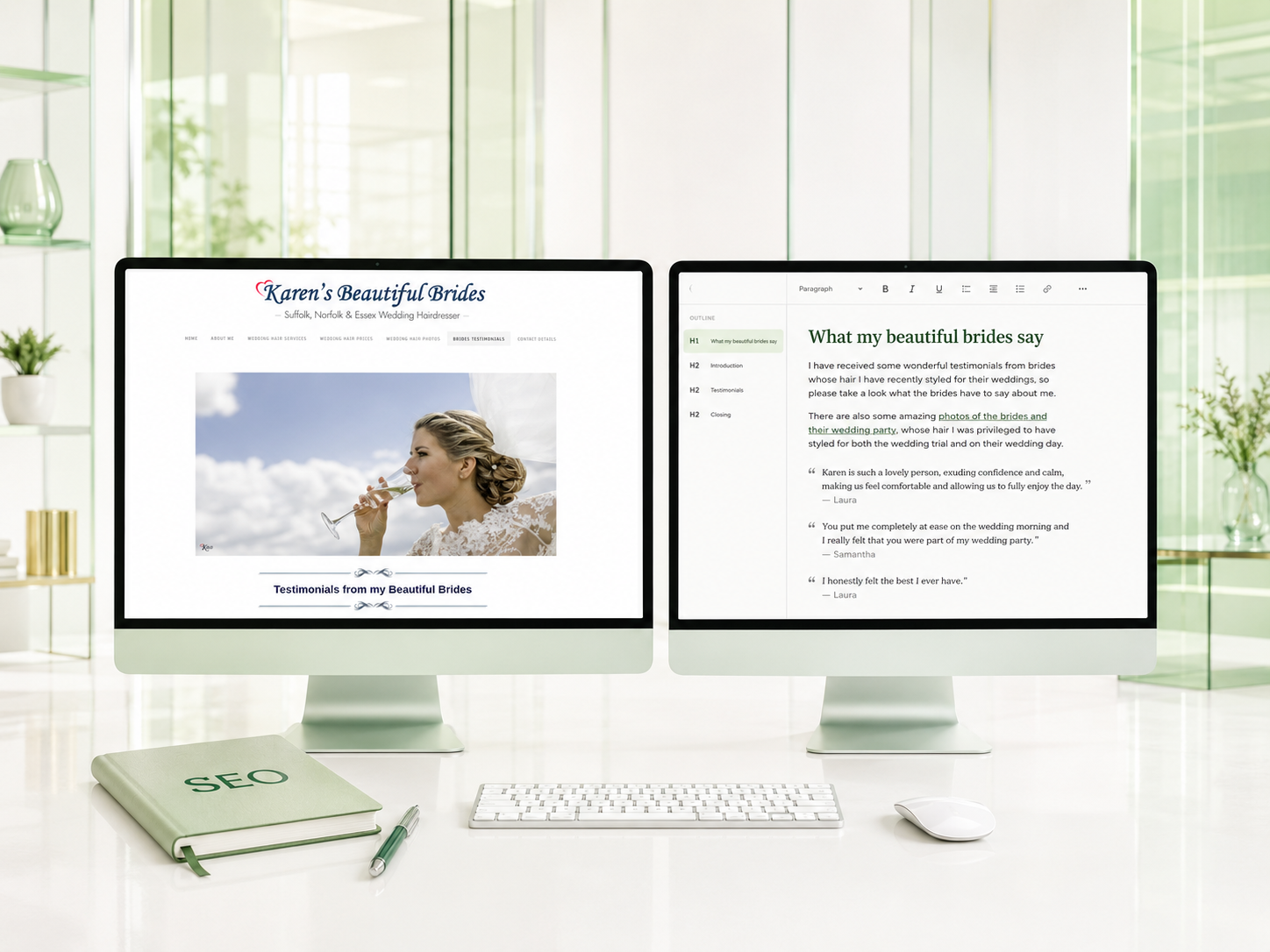 Best Existing Full Website Improvements near Ipswich in Suffolk.