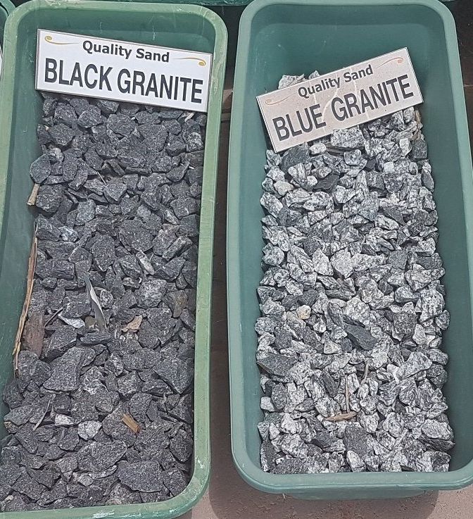 Angaston, Black Gran, Blue Gran decorative stone