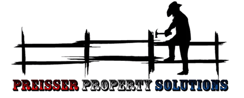 A logo for a company called preisser property solutions